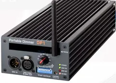 SRS DP1-5 SC 1x16A W-DMX dimmer schuko in/Out, DMX 5pin, Lumen Radio