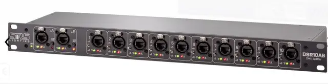 SRS DSR10ABN 10ch DMX splitter RJ45 A/B select in 