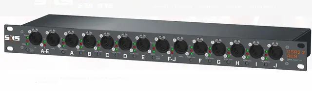 SRS DSR5.2-RDM-N 2 x 5ch DMX splitter RJ45, RDM filter 