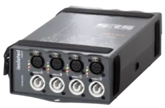SRS DST4H-3 4ch Hybrid DMX splitter for truss, 4 x 3-pin, 4 x pow.con