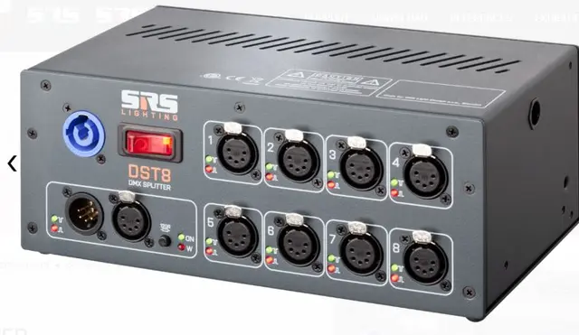 SRS DST8-5 8ch DMX splitter 5 Pin 