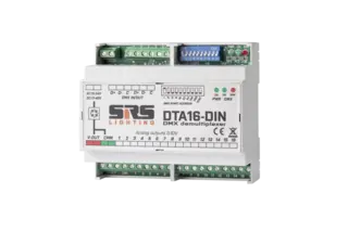 SRS DTA16-DIN 16ch DMX-analog 0-10V 16 ch, D-SUB,  u/psu