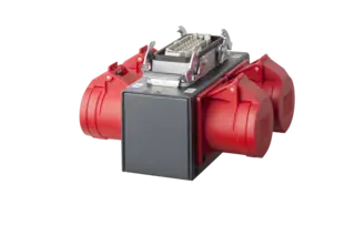 SRS MC-SPLIT 4H - Hoist Split box Harting16 Male, 4xCEE16A/4P Female out