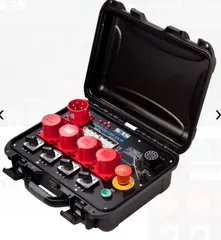 SRS MCP4-DV-CEE Hoist Control - CASED CEE32A/5 in, 4 x CEE16/4 Out