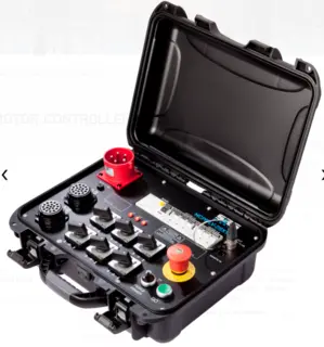 SRS MCP6-LV-CEE Hoist Control - CASED CEE32A/5 in, 2xSX19 Out