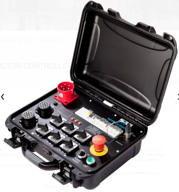 SRS MCP6-LV-CEE Hoist Control - CASED CEE32A/5 in, 2xSX19 Out 