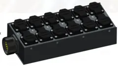 SRS MSB SX19-12SC Soca in 12 Schuko out 12 x Schuko Out (2x6)