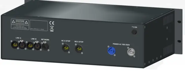 SRS NLP8-3U Network Load Cell Prosessor 8 ch XLR-5, 2xRS485, 2xE-STOP, Ethernet 