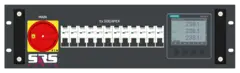 SRS PDU322XPRDY 3U Hybrid 230/400V 12xRCBO, In Han 6pin 3x32A, 2xSoca
