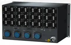 SRS PDU 6324SPRCBO 63A-400V 24x16A 63A RED 1,5M in, 4xSOCA+24 Schuko, Meter