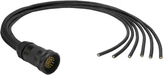Prokabel SOCAPEX Breakout cable 1/2/3/4/5/6m, 6 x Schuko 2-Way, 3G2.5mm