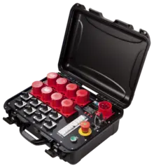 SRS MCP8-DV-CEE Hoist Control - CASED CEE32A/5 in, 8xCEE16/4 Out