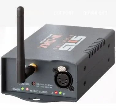 SRS W-DMX-RX-5 Wireless DMX Receiver DMX 5, Schuko 