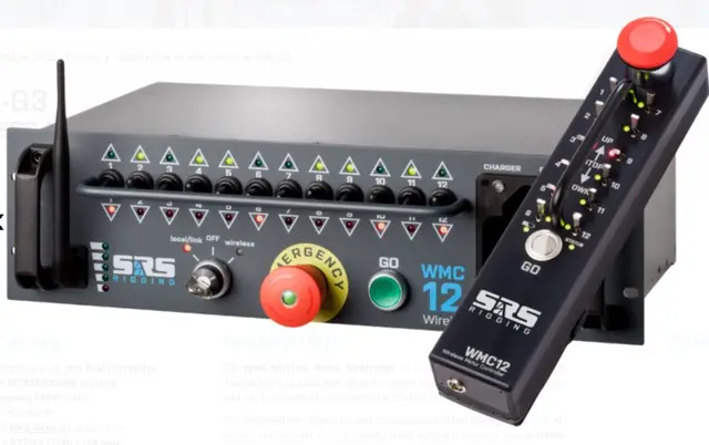 SRS WMC12-G3 Wireless Control set GMC12 3U, Local/W/Off-sw, battery, hand remote 