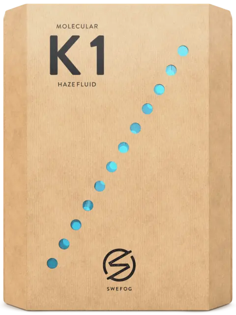 Swefog K1 Haze Fluid,  Bag-In-Box 3L Vannbasert væske, Hengtid 30-60 min. BIB 