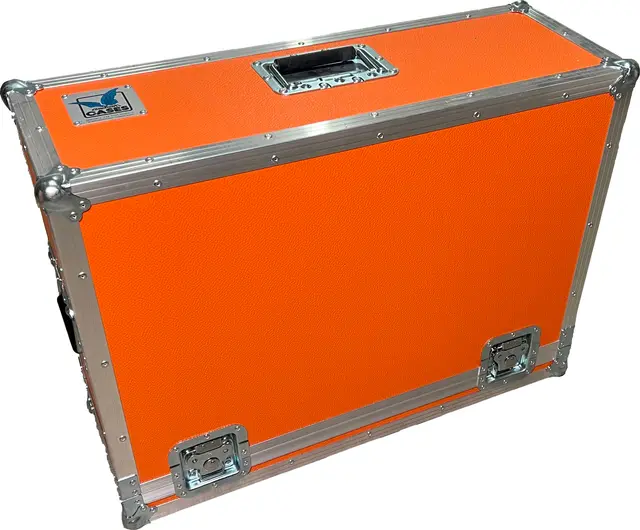 Amptown Flightcase Orange, innvendig mål: 650 x 203 x 430 
