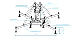 Prolyte MPT Tower  STABILIZER FOR MPT-012&amp;ST-012