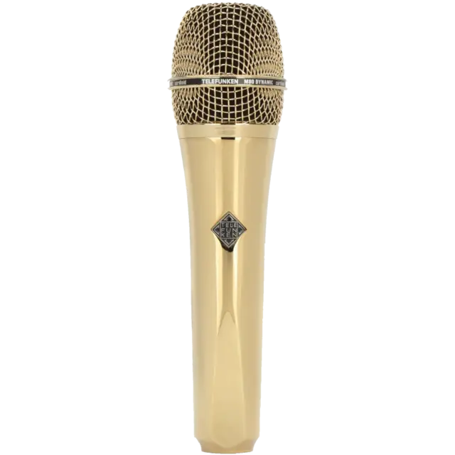 Telefunken M80 Gold Dynamic Mic with Supercardioid  Pattern 