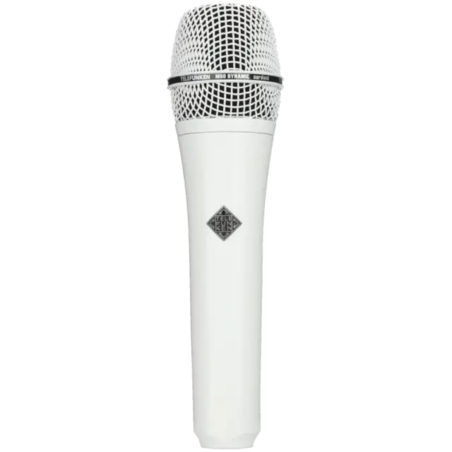 Telefunken M80 Custom White Dynamic Mic with Supercardioid  Pattern 