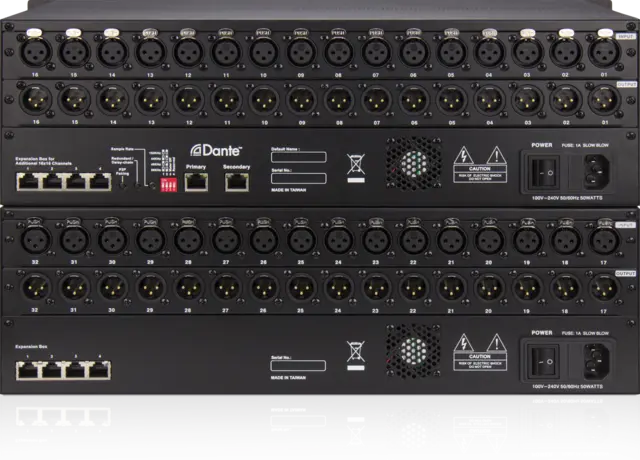 UNiKA NB-1616 16 chan. Dante-I/O Interface 
