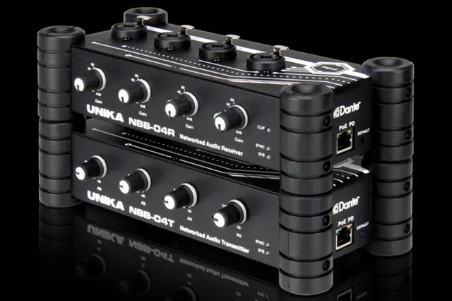 UNiKA NBB-04T 4 chan. Dante-TX Output Interface 