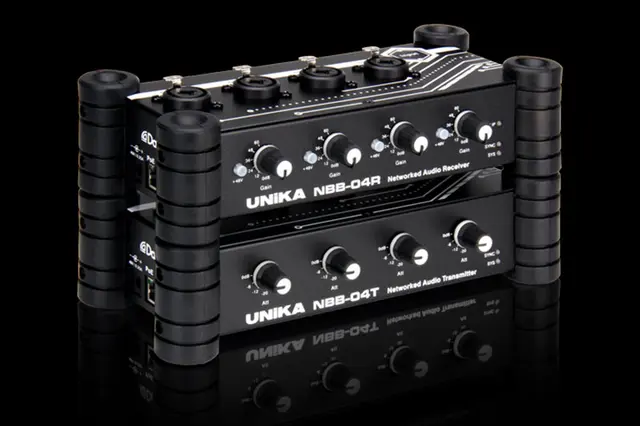 UNiKA NBB-04R 4 chan. Dante-RX Input Interface 