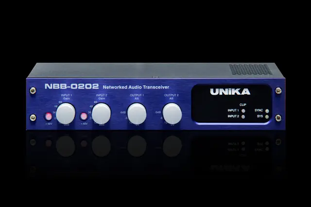 UNiKA NBB-0202 Bidirektionalt Dante-Interface 