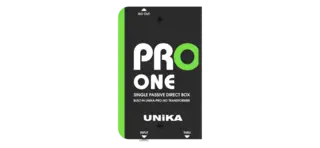 UNiKA PRO-ONE Passive DI Box Passive line DI Box with custom Iso