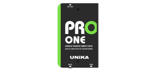 UNiKA PRO-ONE Passive DI Box Passive line DI Box with custom Iso 