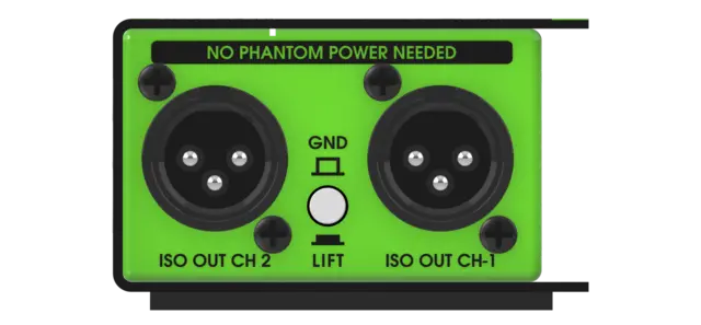 UNiKA PRO-TWO Passive DI box Passive Dual Line DI Box with Custom ISO 