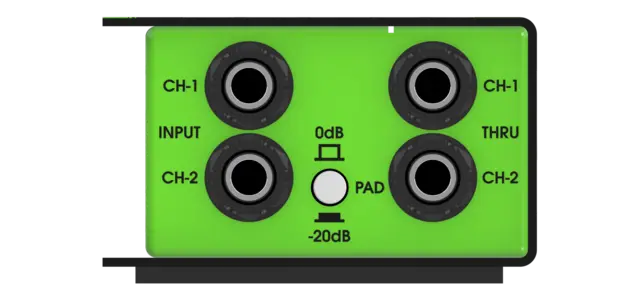 UNiKA PRO-TWO Passive DI box Passive Dual Line DI Box with Custom ISO 