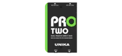 UNiKA PRO-TWO Passive DI box Passive Dual Line DI Box with Custom ISO