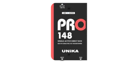 UNiKA PRO-148 Active DI box Active 48V DI Box with custom Iso