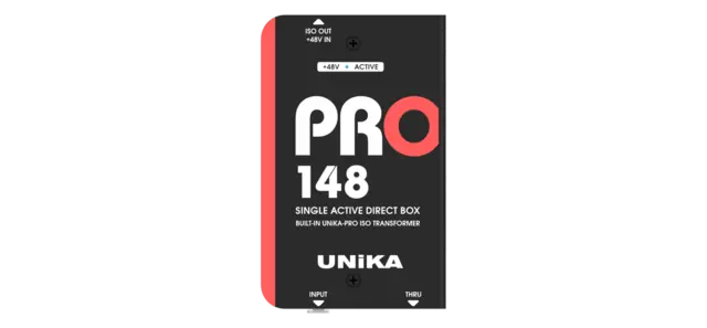UNiKA PRO-148 Active DI box Active 48V DI Box with custom Iso 