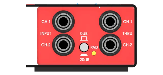 UNiKA PRO-248 Active DI box Active Dual 48V DI Box with custom Iso 