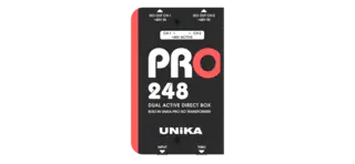 UNiKA PRO-248 Active DI box Active Dual 48V DI Box with custom Iso
