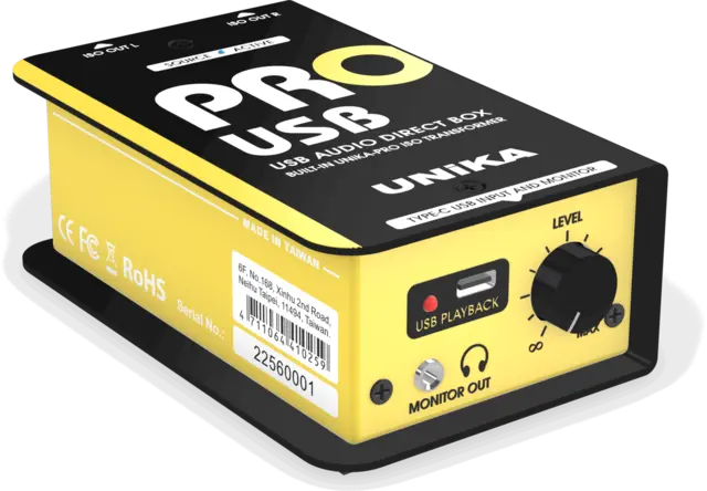 UNiKA PRO-USB Di Box USB-C, 192Khz/32bit DAC 