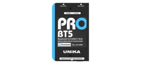 UNiKA PRO-BT5 Bluetooth DI-Box Bluetooth v5.0 Di box, Custom ISO