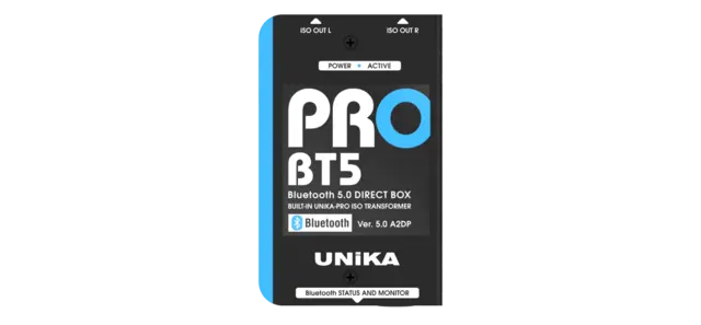 UNiKA PRO-BT5 Bluetooth DI-Box Bluetooth v5.0 Di box, Custom ISO 