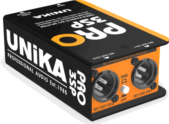 UNiKA PRO-3SP Splitter Triple Passive Iso Splitter 