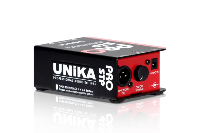 UNiKA PRO-STP Høyttalertester Pink noise, impedanstest, XLR/NL4/NL8 