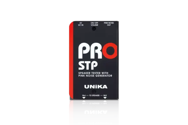 UNiKA PRO-STP Høyttalertester Pink noise, impedanstest, XLR/NL4/NL8 