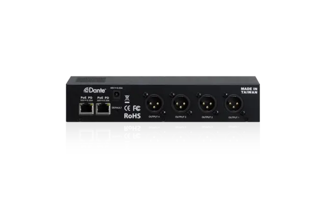 UNiKA NBB-04T 4 chan. Dante-TX Output Interface 