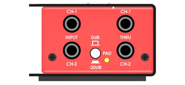 UNiKA PRO-248 Active DI box Active Dual 48V DI Box with custom Iso 