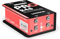 UNiKA PRO-248 Active DI box Active Dual 48V DI Box with custom Iso