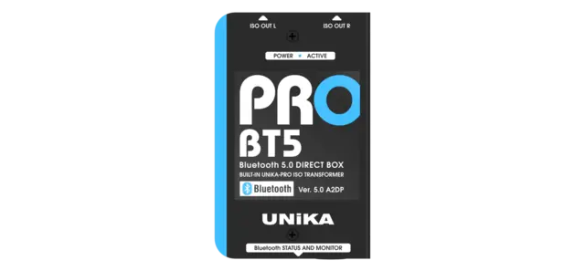 UNiKA PRO-BT5 Bluetooth DI-Box Bluetooth v5.0 Di box, Custom ISO 