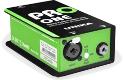 UNiKA PRO-ONE Passive DI Box Passive line DI Box with custom Iso