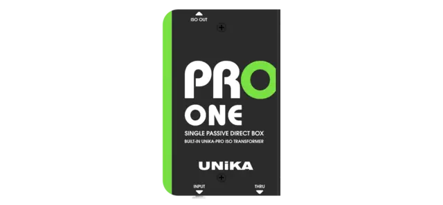 UNiKA PRO-ONE Passive DI Box Passive line DI Box with custom Iso 
