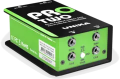 UNiKA PRO-TWO Passive DI box Passive Dual Line DI Box with Custom ISO