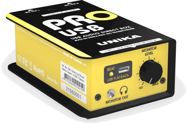 UNiKA PRO-USB Di Box USB-C, 192Khz/32bit DAC 